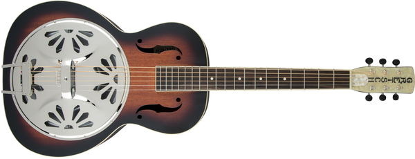 Gretsch G9220 Bobtail Round-Neck Resonator 2-Color Sunburst Specs