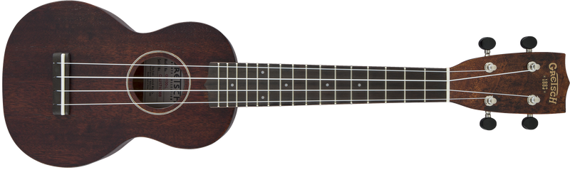 Gretsch G9100-L Soprano Long-Neck Ukulele with Gig Bag Vintage Mahogany Stain Specifications