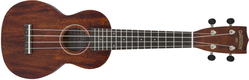 Gretsch G9100 Soprano Standard Ukulele with Gig Bag Ovangkol Fingerboard Vintage Mahogany Stain Specifications