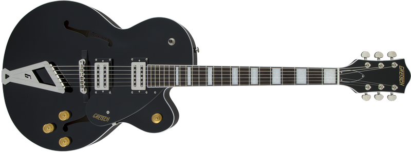 Gretsch G2420 Streamliner Hollow Body with Chromatic II Tailpiece Broad'Tron Pickups Black Specifications
