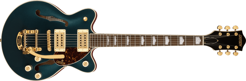 Gretsch G2657TG Streamliner Center Block Jr. Double-Cut with Bigsby and Gold Hardware FSR Laurel Fingerboard Midnight Sapphire Specifications