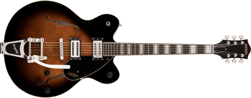 Gretsch G2622T Streamliner Center Block Double-Cut with Bigsby Laurel Fingerboard Broad’Tron BT-2S Pickups Brownstone Maple Specifications