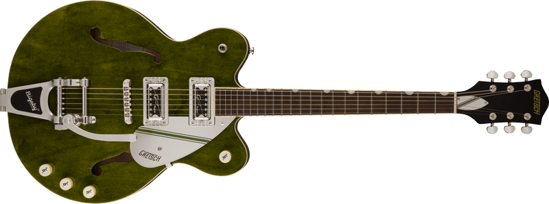 Gretsch G2604T Limited Edition Streamliner Rally II Center Block with Bigsby Laurel Fingerboard Rally Green Stain Specifications