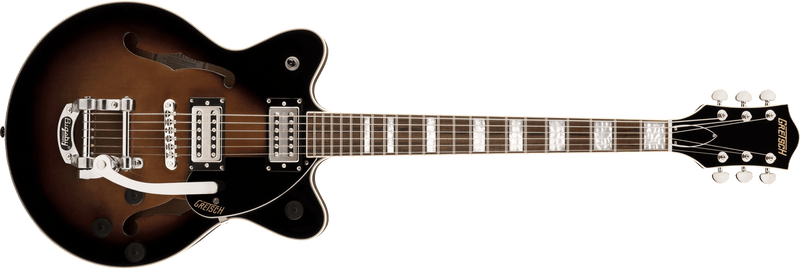 Gretsch G2655T Streamliner Center Block Jr. Double-Cut with Bigsby Laurel Fingerboard Broad'Tron BT-2S Pickups Brownstone Maple Specifications