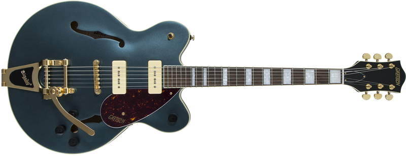 Gretsch G2622TG-P90 Limited Edition Streamliner Center Block P90 with Bigsby and Gold Hardware Laurel Fingerboard Gunmetal Specifications