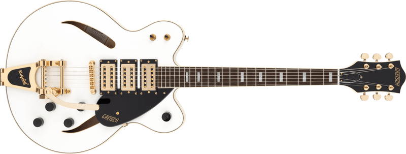 Gretsch G2627TG Streamliner Center Block with Bigsby and Gold Hardware Laurel Fingerboard White Specifications