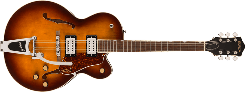 Gretsch G2420T Streamliner Hollow Body with Bigsby Laurel Fingerboard Broad'Tron BT-3S Pickups Robusto Burst Specifications