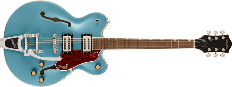 Gretsch G2622T Streamliner Center Block Double-Cut with Bigsby Laurel Fingerboard Broad’Tron BT-3S Pickups Arctic Blue Specifications