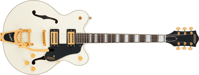 Gretsch G2622TG Streamliner Center Block Double-Cut with Bigsby LTD Laurel Fingerboard Broad’Tron BT-3S Pickups Vintage White Specifications