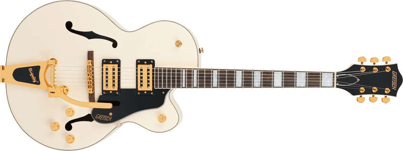 Gretsch G2420TG Streamliner Hollow Body with Bigsby LTD Laurel Fingerboard Broad'Tron BT-3S Pickups Vintage White Specifications