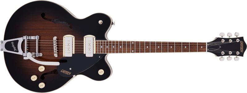 Gretsch G2622T-P90 Streamliner Center Block Double-Cut P90 with Bigsby Laurel Fingerboard Brownstone Specifications