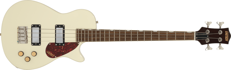 Gretsch Streamliner Jet Club Bass Single-Cut Laurel Fingerboard Vintage White Specifications