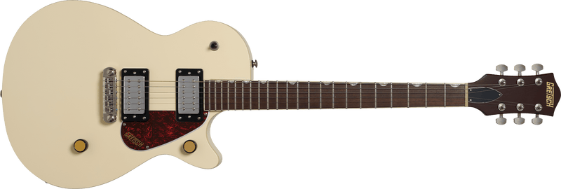 Gretsch Streamliner Jet Club Single-Cut with Wraparound Laurel Fingerboard Vintage White Specifications