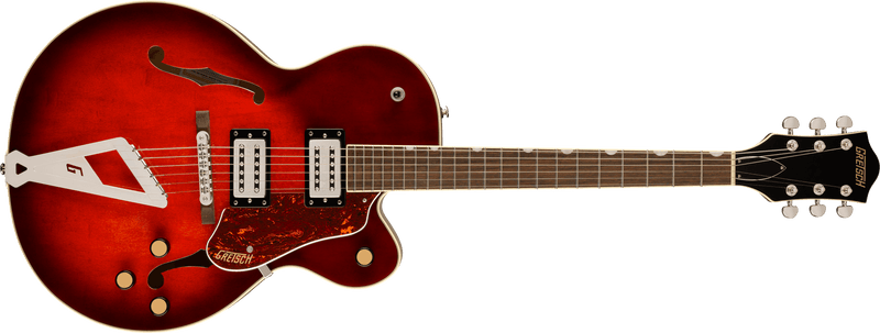 Gretsch G2420 Streamliner Hollow Body with Chromatic II Laurel Fingerboard Broad'Tron BT-3S Pickups Claret Burst Specifications