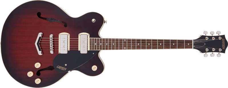 Gretsch G2622-P90 Streamliner Center Block Double-Cut P90 with V-Stoptail Laurel Fingerboard Claret Burst Specifications