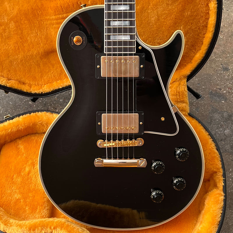 Gibson Custom Shop 1957 Les Paul Custom Murphy Lab Ultra Light Aged 2022 - Ebony - 1