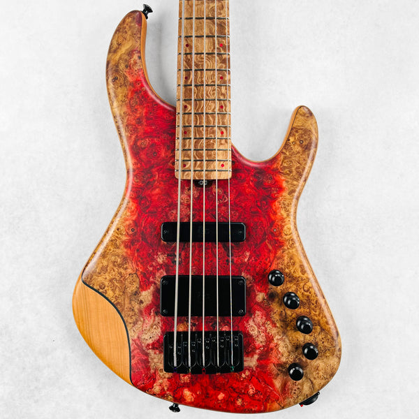 2025 AC Guitars RetroB 5/34 Maple Burl NAMM 2025 Specs - Satin Natural