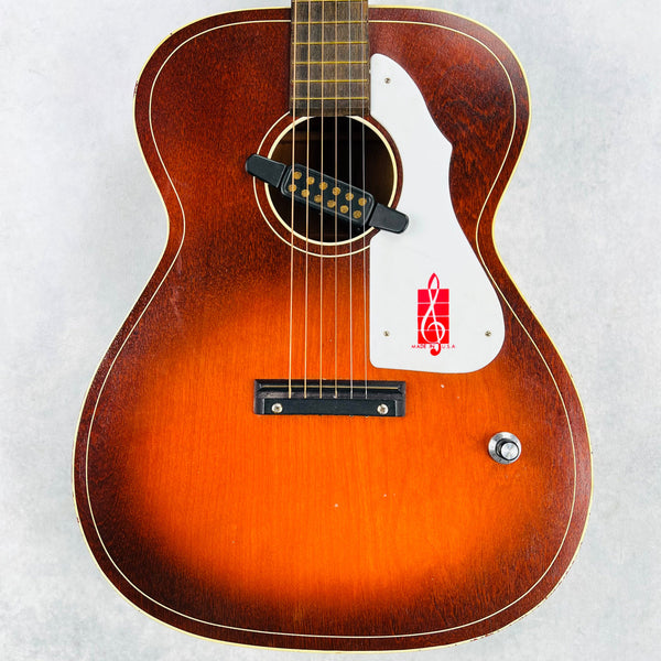 1960s Harmony Harmony H615 w/ Goldfoil Pickup Jack's Guitarchaeology Specs - Sunburst