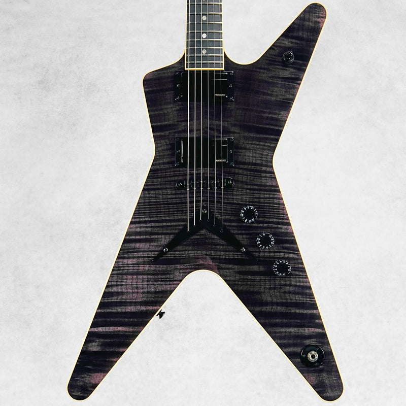 Dean USA Custom Shop ML Flame Top Fishman Fluence Pickups 2025 Transparent Black Specifications