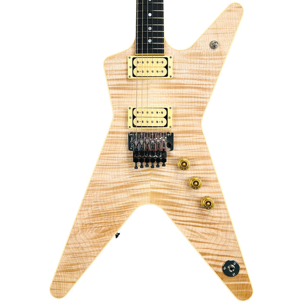 2026 Dean USA ML Floyd Rose Flame Top Custom Specs - Natural Oil