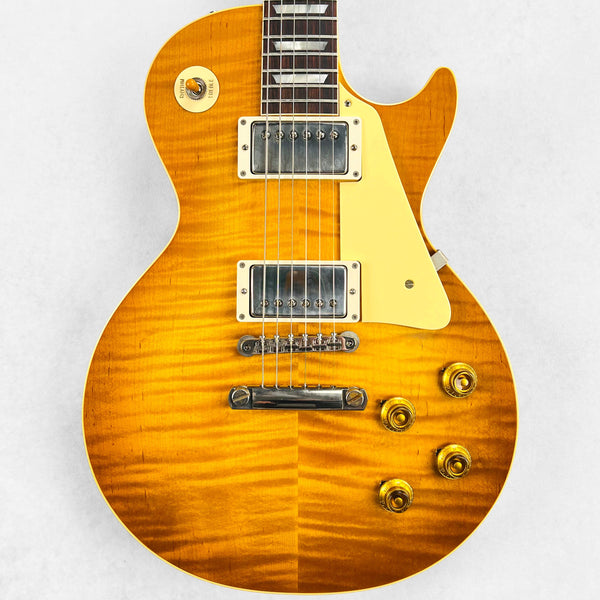 2024 Gibson Custom Shop 1959 Les Paul Reissue VOS with Emerson Harness Specs - Dirty Lemonburst