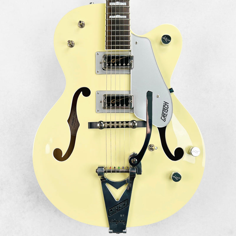 Gretsch G5420T Electromatic Classic Hollow Body Single-Cut with Bigsby 2012 Vintage White Specifications