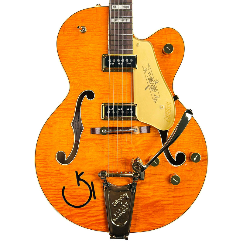 Gretsch G6120T-55 Vintage Select Edition '55 Chet Atkins Hollow Body with Bigsby - Western Orange Stain Lacquer - 1
