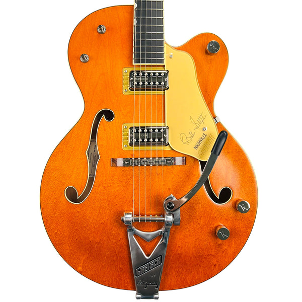 Gretsch G6120T-BSSMK Brian Setzer Signature Nashville Hollow Body '59 "Smoke" with Bigsby Smoke Orange Specs
