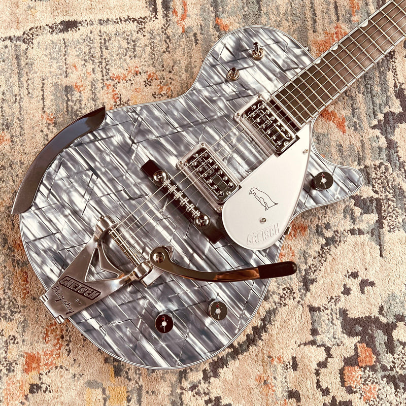 Gretsch G6134T-58 Limited Edition Penguin String-Thru Bigsby - Light Blue Pearl - New Release for 2026