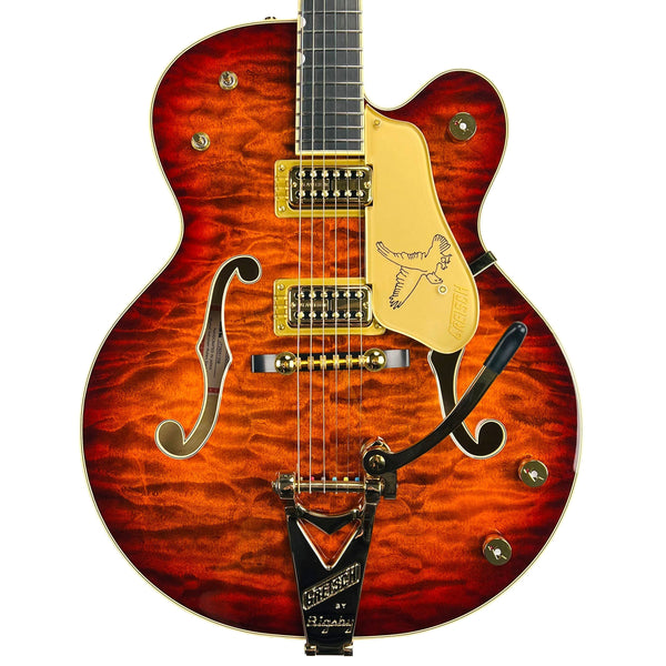 Gretsch G6136TGQM-59 Limited Edition Quilt Classic Falcon with Bigsby Forge Glow Specs