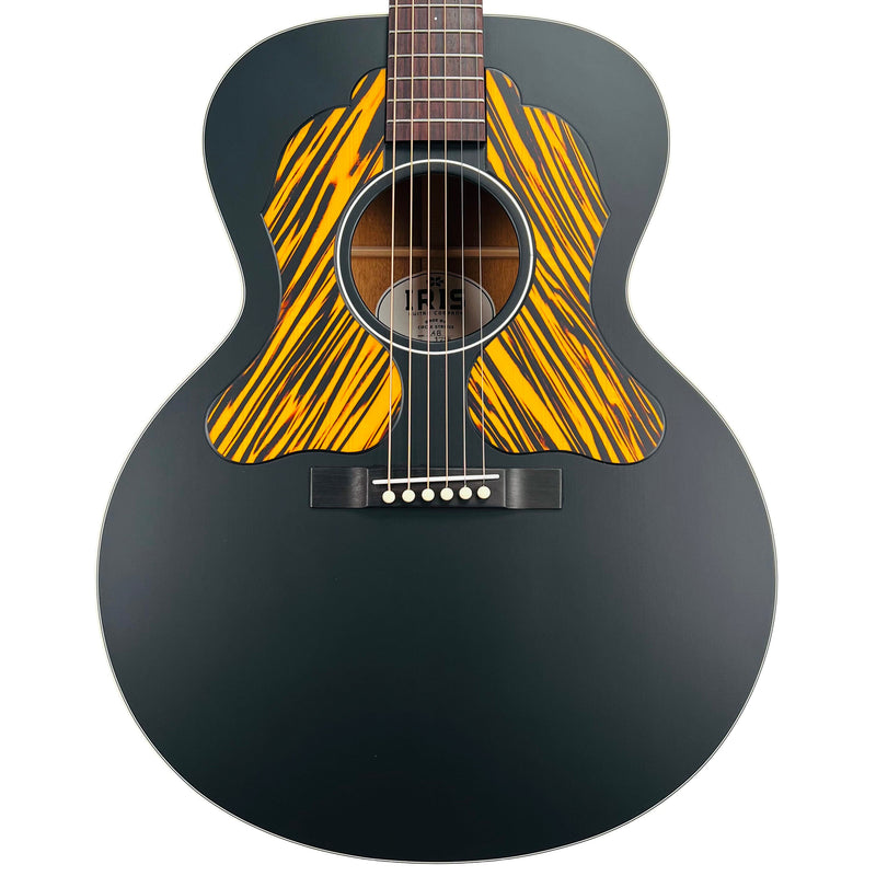 Iris AB Double Firestripe Pickguard Jumbo Acoustic 2026 - All Black - 1