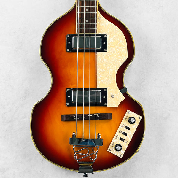 2012 Jay Turser JTB-2B Violin Bass Specs - Sunburst