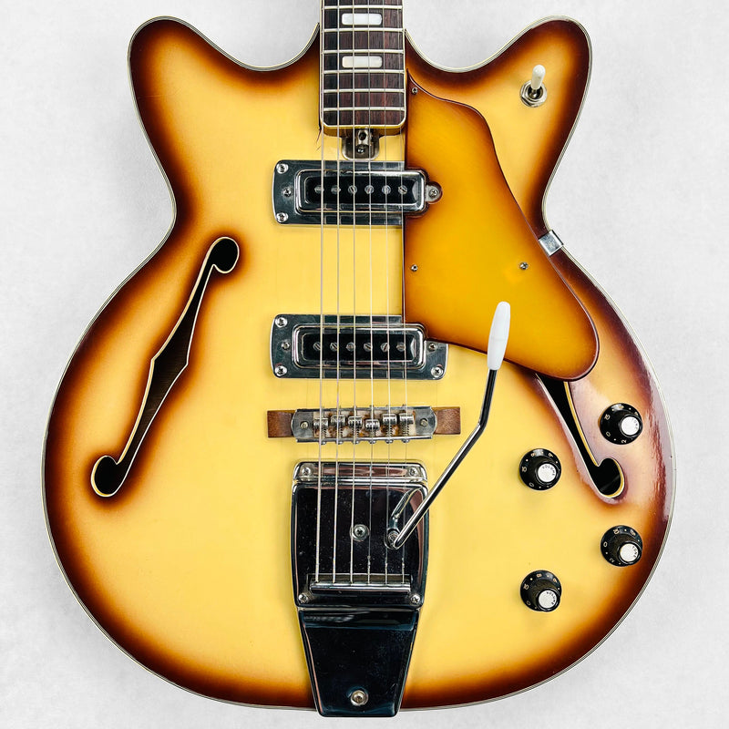 Kingston Coronado Style Hollow Body Guitar 1960s - Antigua - 1
