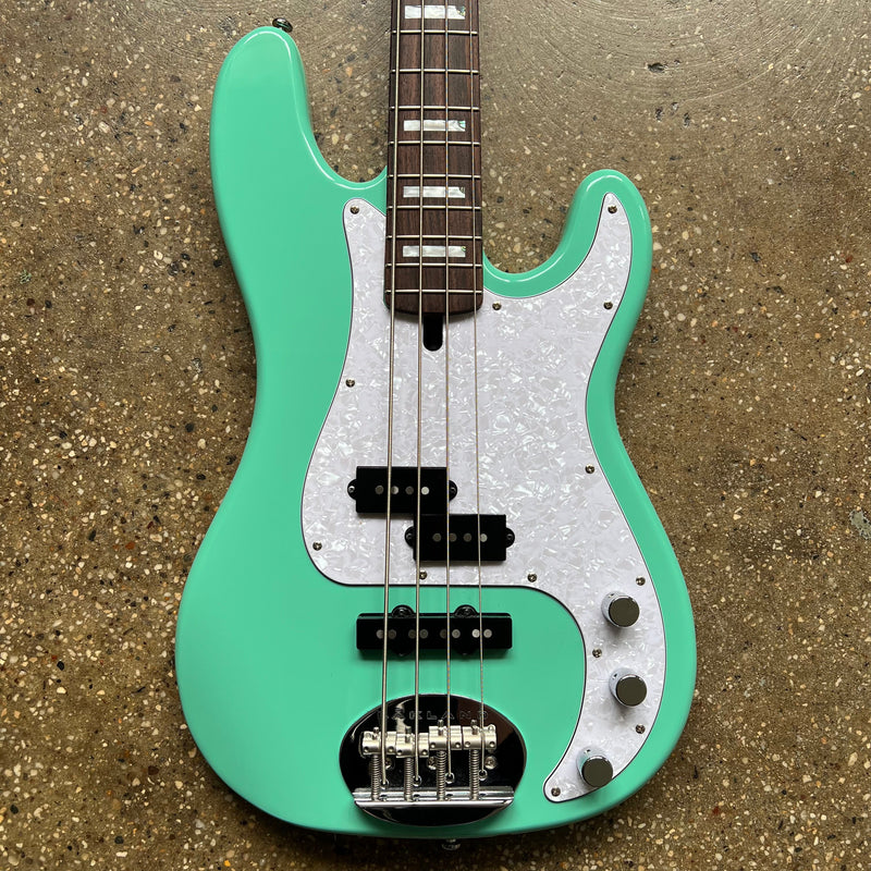 Lakland Skyline Series 44-64 Custom PJ - Seafoam Green with Matching Headstock - 1
