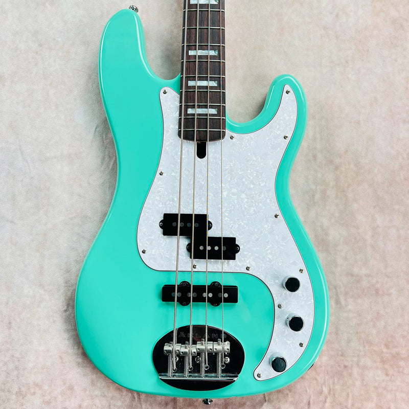 Lakland Skyline Series 44-64 Custom PJ - Seafoam Green with Matching Headstock