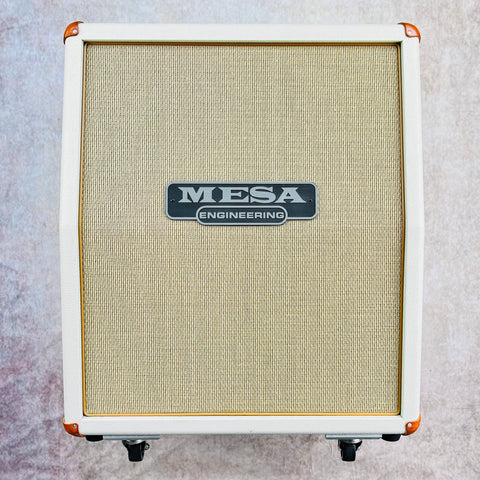 2010s Mesa Boogie 2x12 Vertical Slant Rectifier Cabinet Specs - Cream Tolex