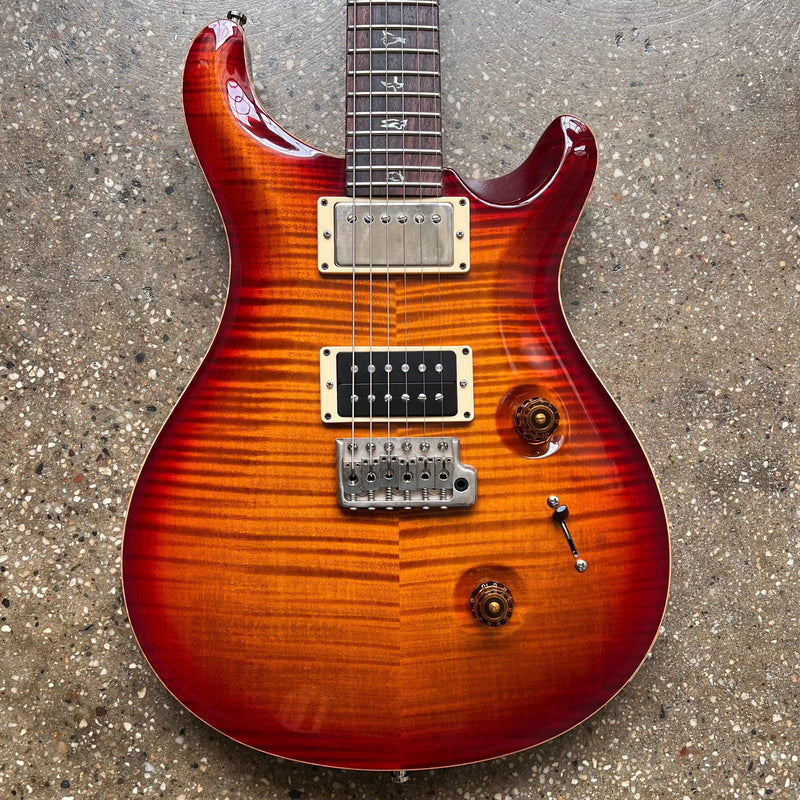 PRS Custom 24 10-Top 2009 - Dark Cherry Sunburst - 1