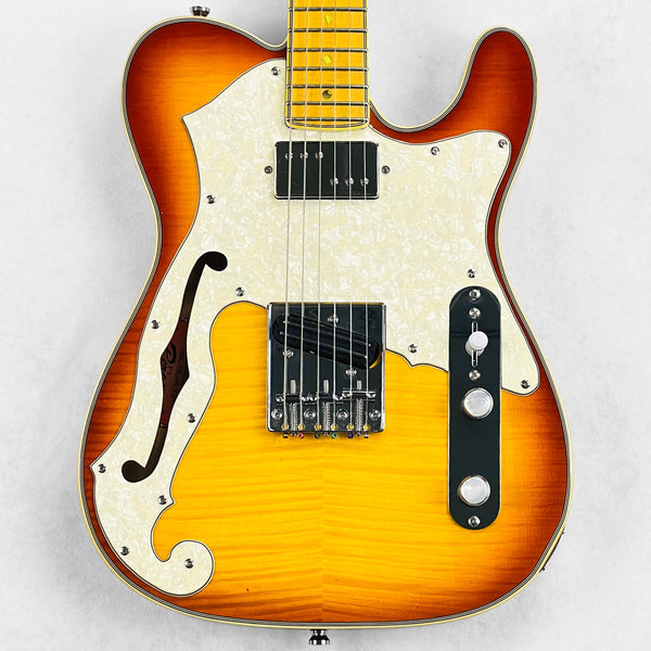 2017 PT Berger Bakersfield Rodeo Deluxe Maple Specs - Vintage Iced Tea