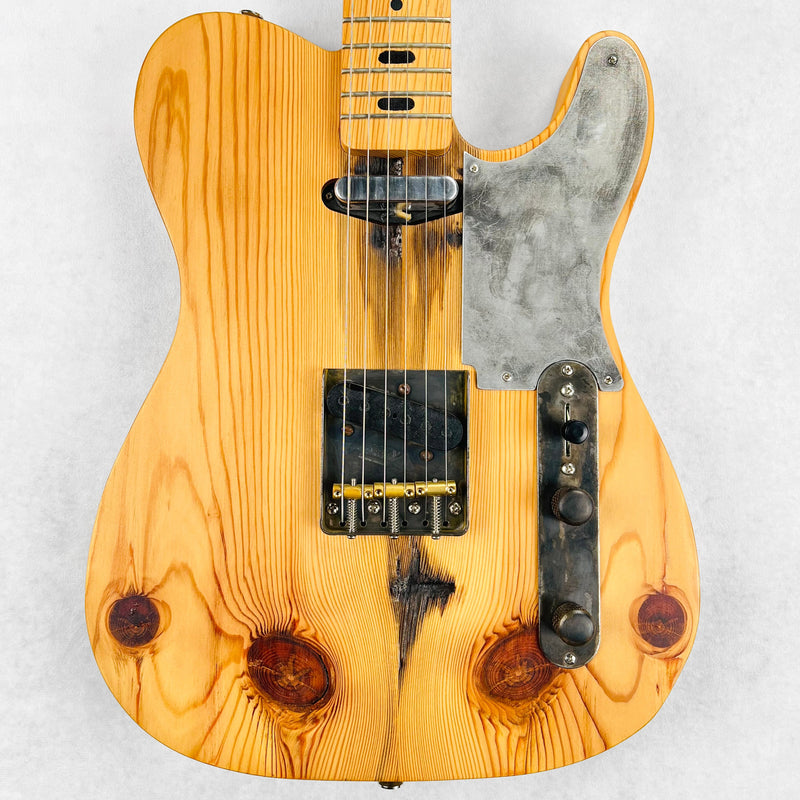 Rick Kelly Knotty Pine T-Style Snakehead Electric Guitar 2025 Natural Specifications