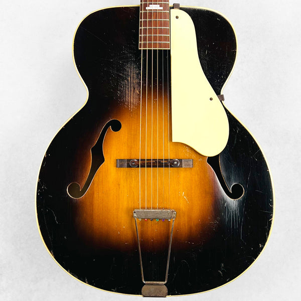 1947 Silvertone Aristocrat Deluxe Acoustic Archtop Specs - Sunburst