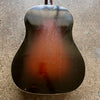 1934 Gibson Jumbo Flattop Vintage Acoustic Guitar - Sunburst - Back