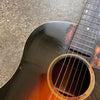 1934 Gibson Jumbo Flattop Vintage Acoustic Guitar - Sunburst - Upper Bout