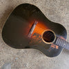 1934 Gibson Jumbo Flattop Vintage Acoustic Guitar - Sunburst - Top