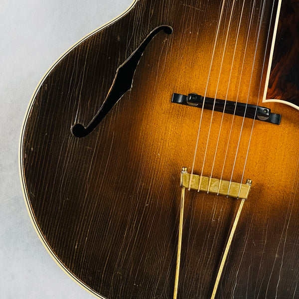 1935 D'Angelico Snakehead 16" Vintage Acoustic Archtop Guitar Sunburst - 4