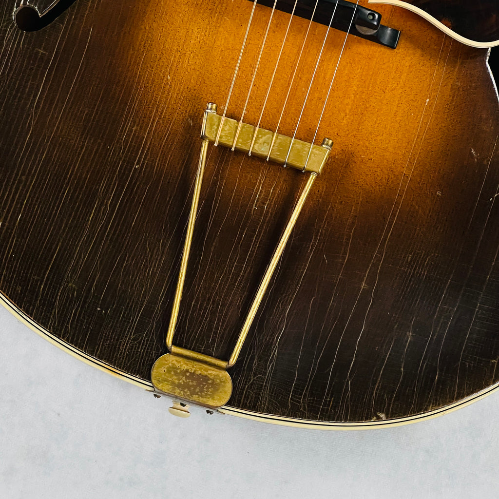 1935 D'Angelico Snakehead 16" Vintage Acoustic Archtop Guitar Sunburst - 5