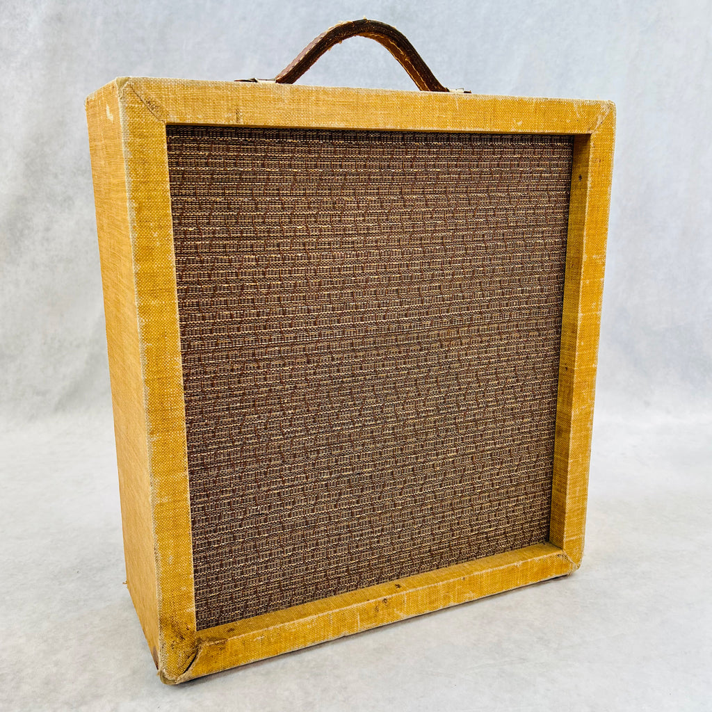 Airline Montgomery Ward Model 9008 1x6" Vintage Guitar Tub Combo Amplifier 1950s - Tweed - 16