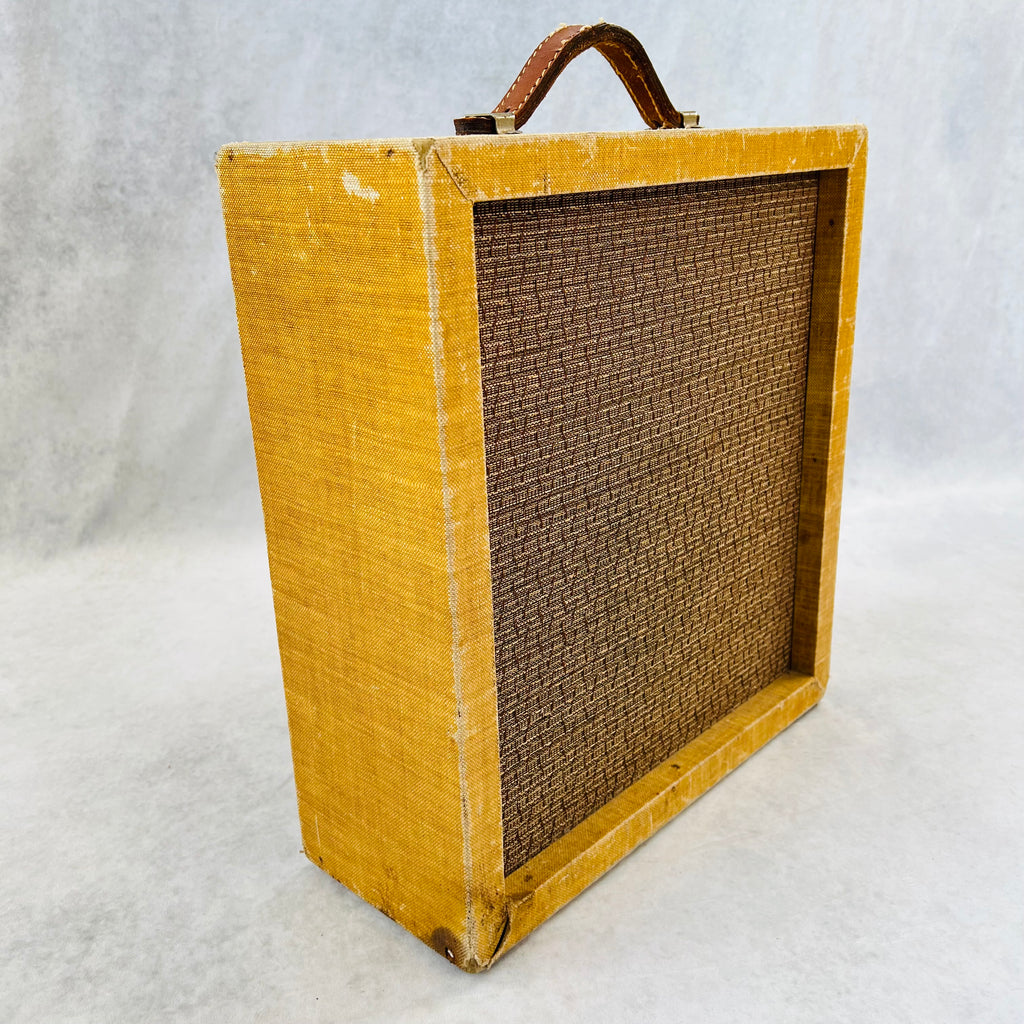 Airline Montgomery Ward Model 9008 1x6" Vintage Guitar Tub Combo Amplifier 1950s - Tweed - 4