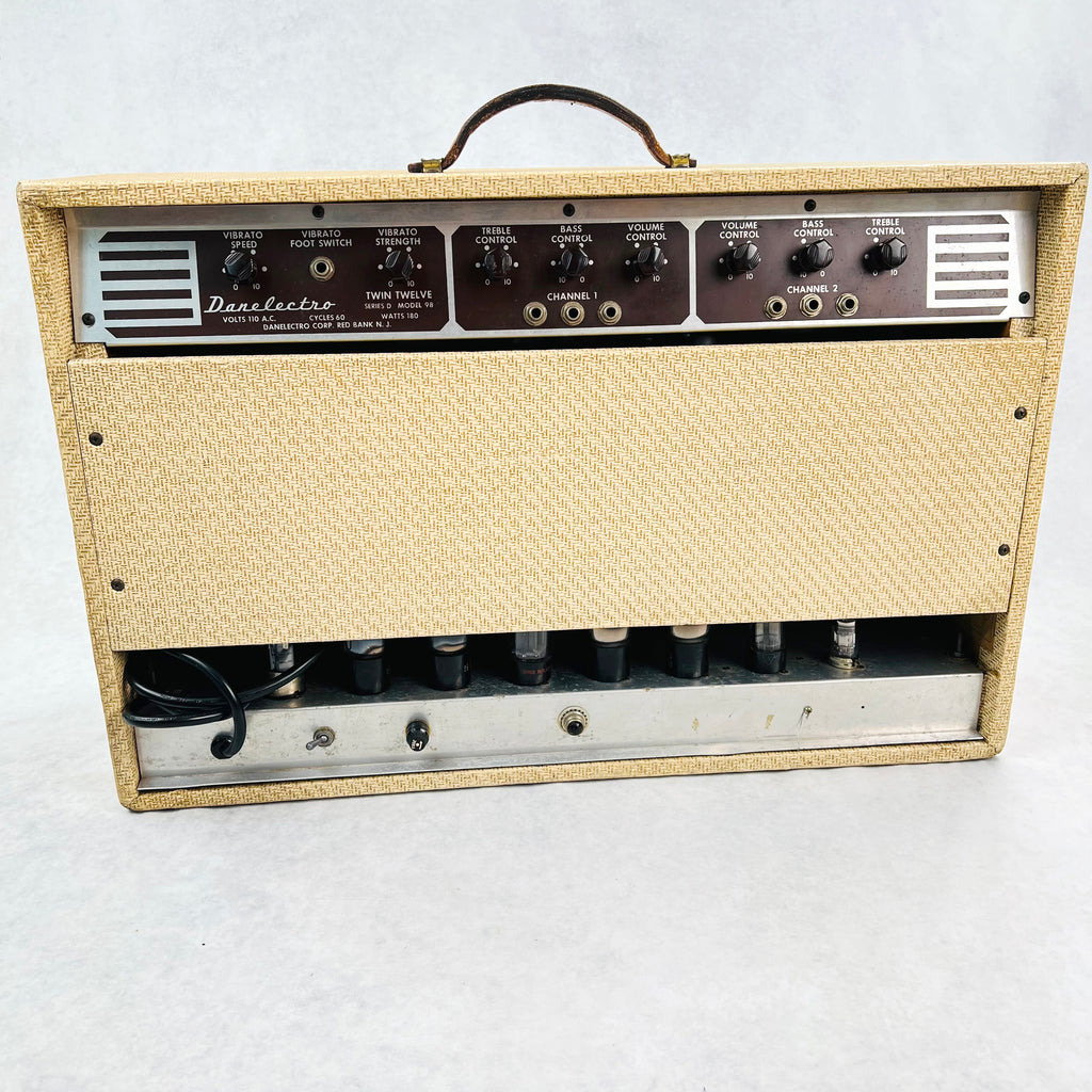 Danelectro Twin Twelve Series D Model 98 2x12" Combo 1950s - Cream - 8