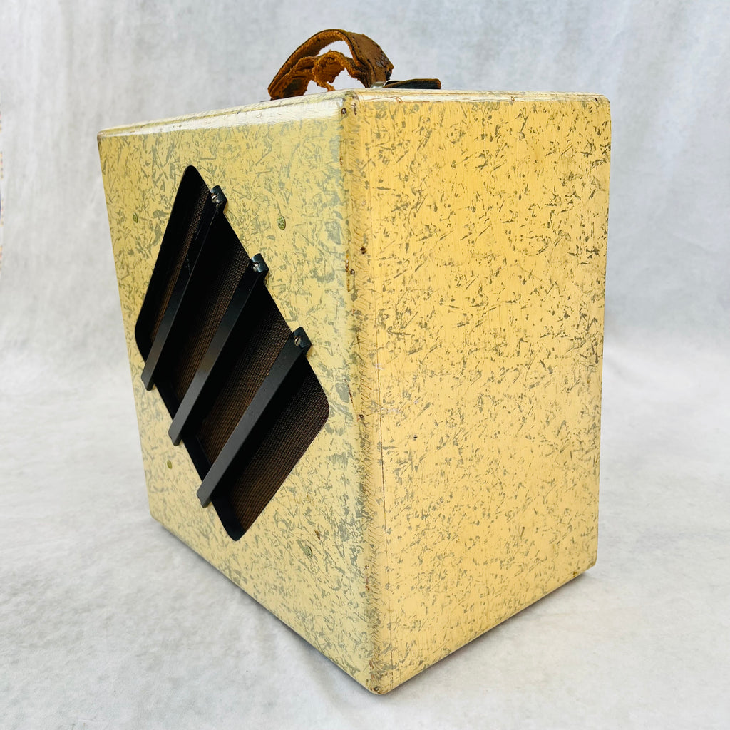 Regal Model No 200 1x12" Vintage Guitar Tube Combo Amplifier 1950s - Cream - 3