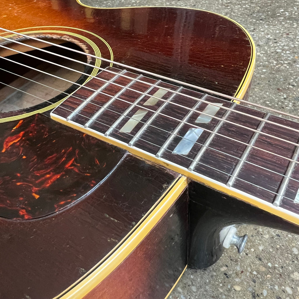 1953 Gibson J-185 Vintage Acoustic Guitar - Sunburst - 18